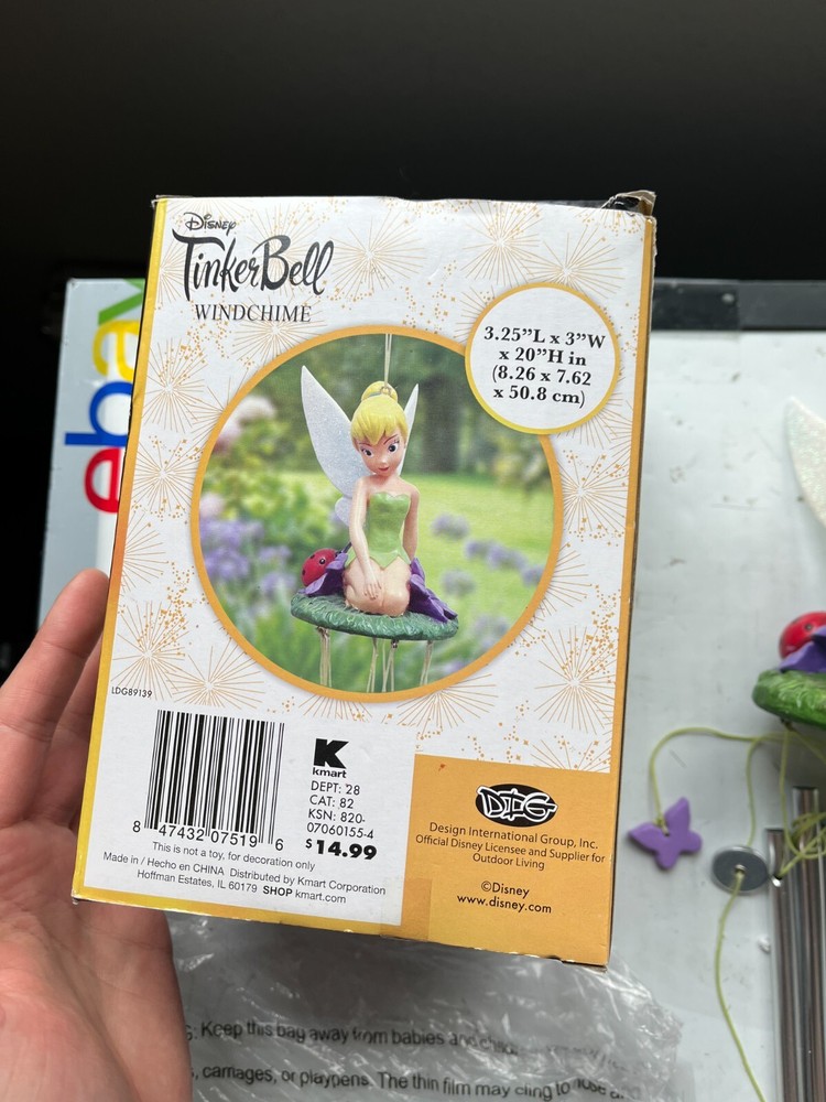 Disney Tinker Bell Windchime Kmart DIG with Box