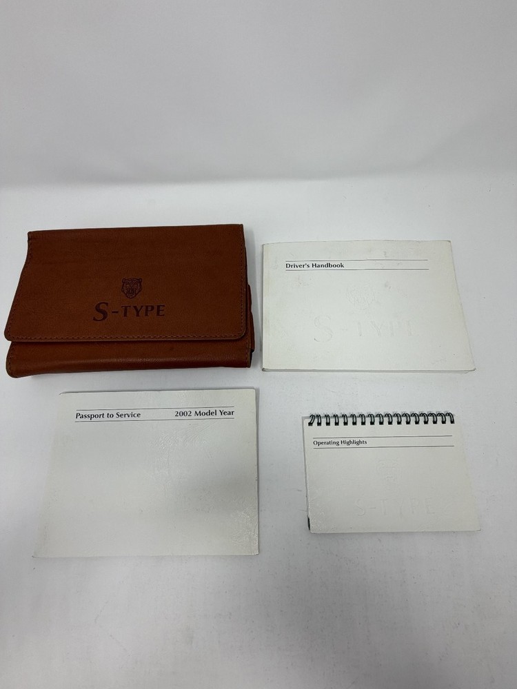 2002 Jaguar S-Type Owners Manual OEM Set