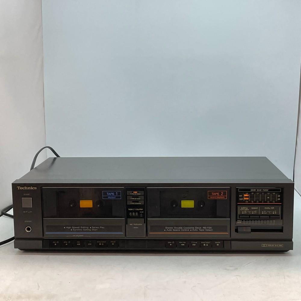 Technics Model RS-T20 Cassette Deck TESTED WORKS FOR PARTS ONLY PLEASE READ