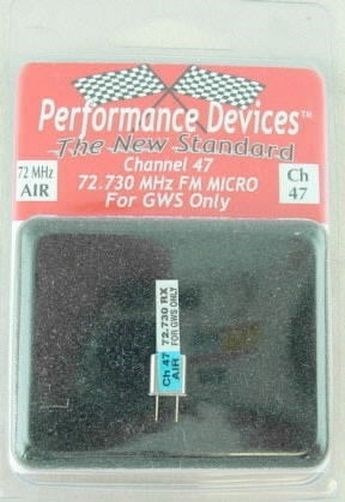 GWS 72Mhz FM Micro Receiver Crystal (Channel 47)