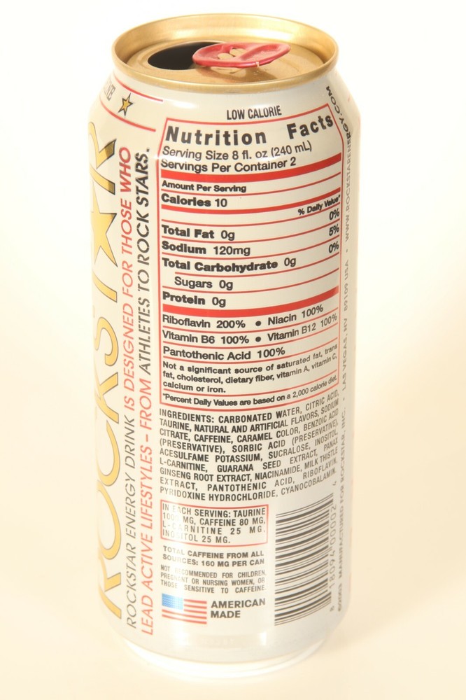 2003 Rockstar Sugar Free Energy Drink Can empty 16oz *EMPTY*