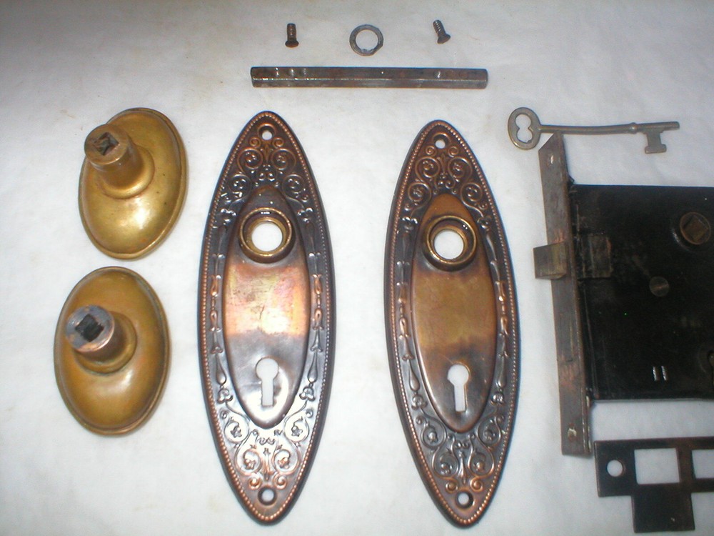 Antique Victorian Era Door Hardware