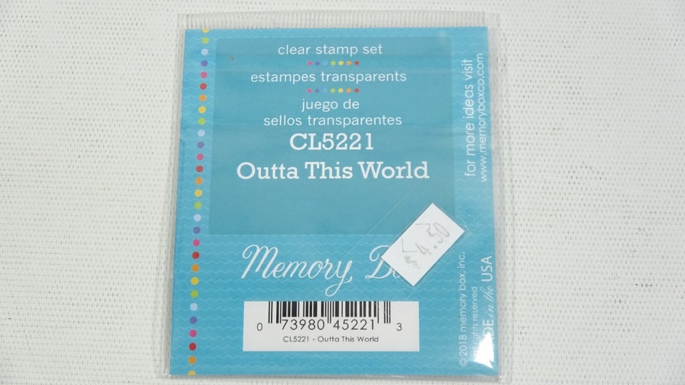 Memory Box Open Studio Clear Stamps Outta This World - CL5521