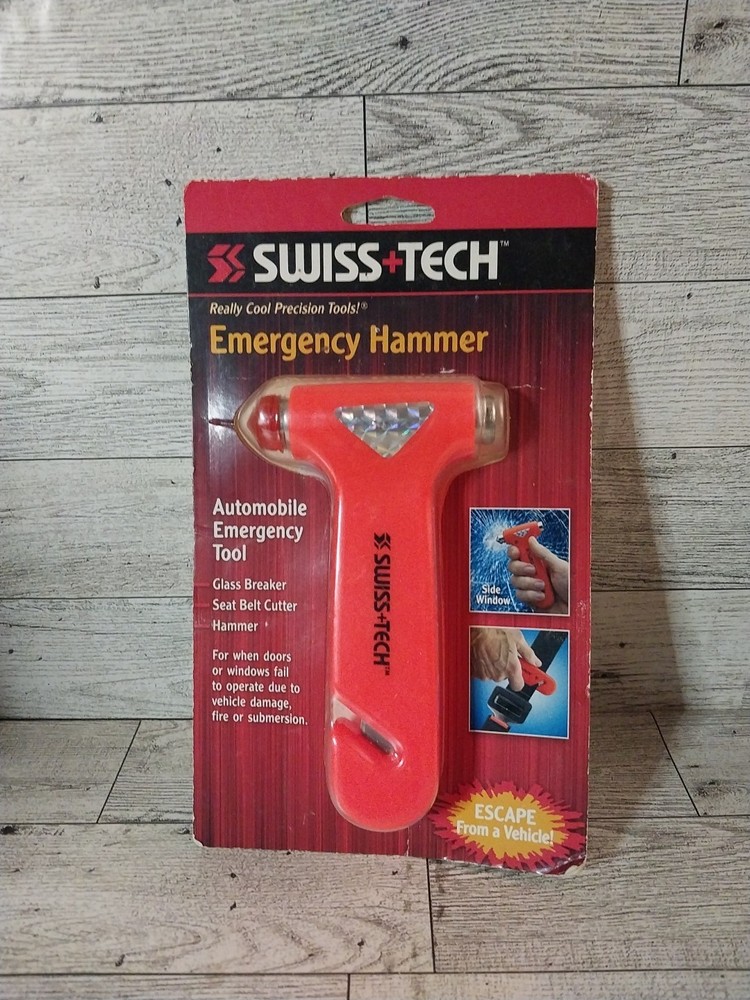 SWISS TECH EMERGENCY HAMMER Automobile Emergency Tool New