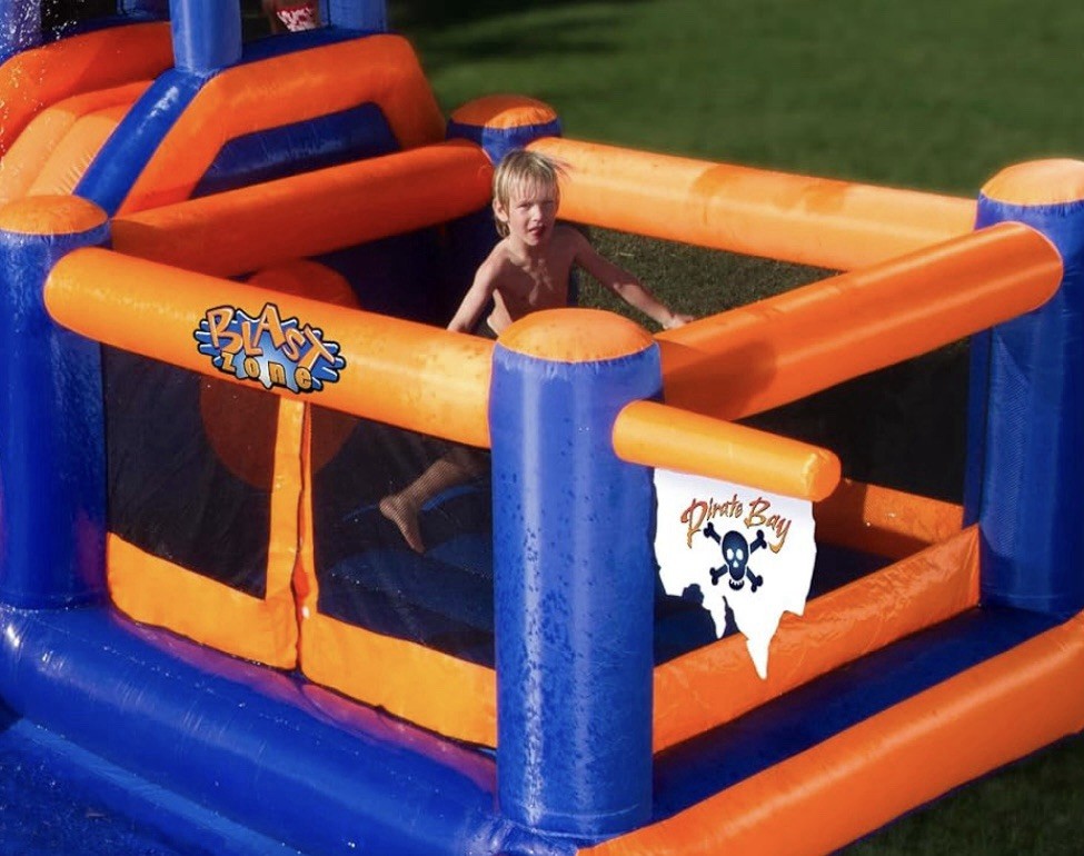 Blow Up Water Slide With Blower