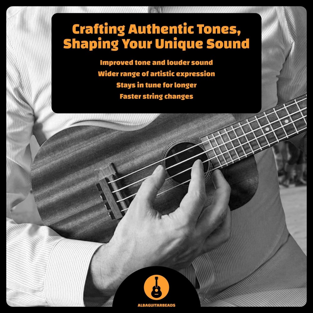 in White gloss for Ukulele, for Nylon Ukulele Strings