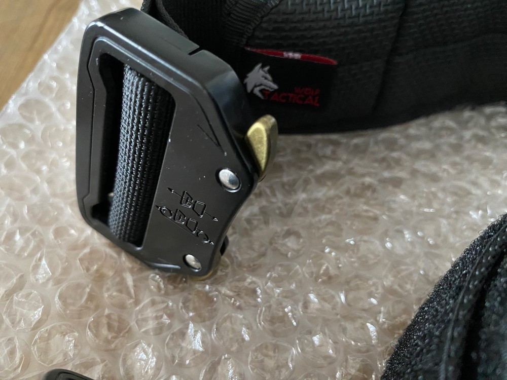 Wolf Tactical Tactical Belt -- 2", Black, Small (34-39), excellent condition!