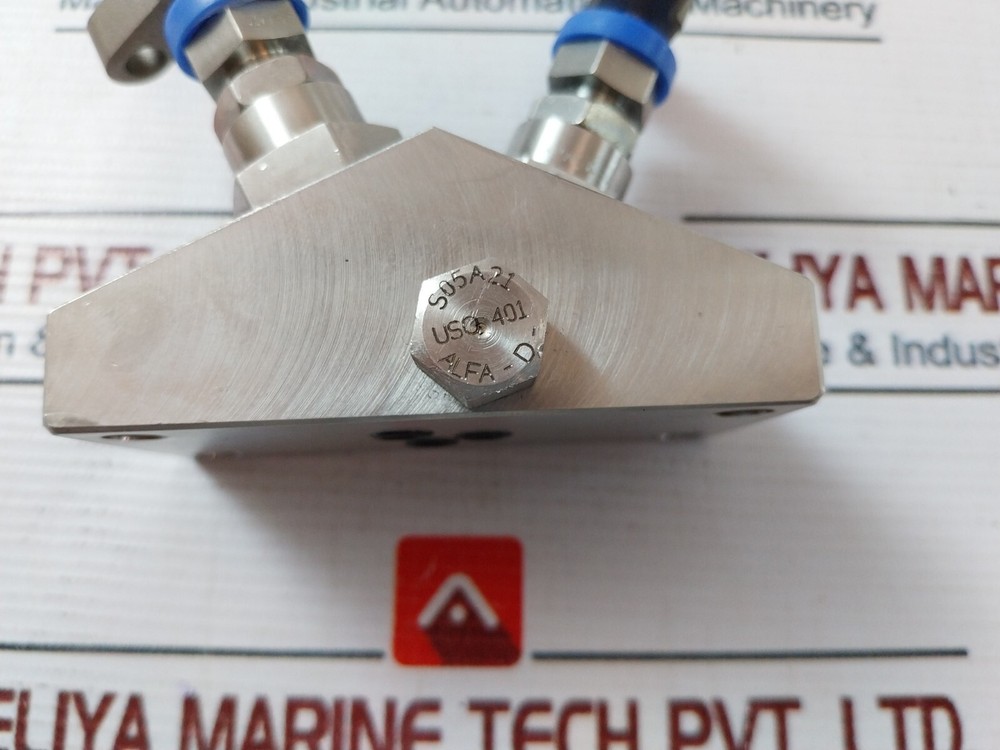 Pressure Dynamics 8477-d-24c Dual Needle Valve Manifold