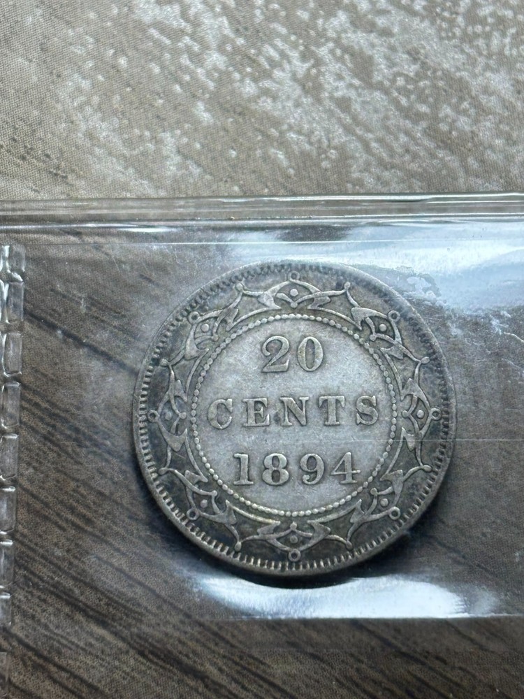 Newfoundland 20 Cent 1894 ICCS Graded VF-30