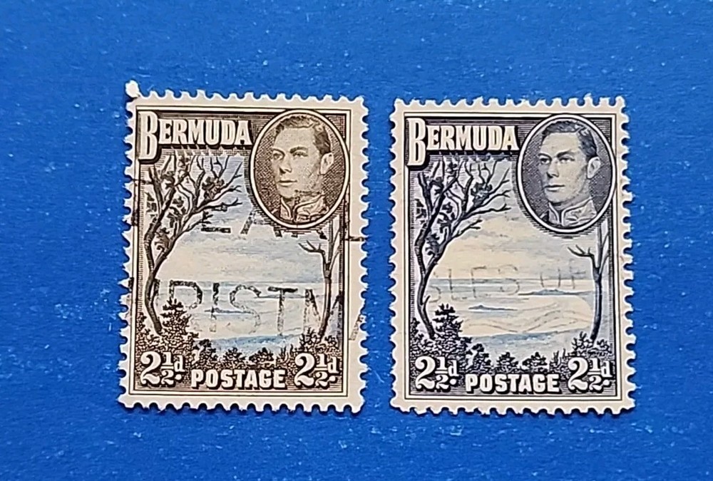 Bermuda Stamps, Scott 120A-120b Used