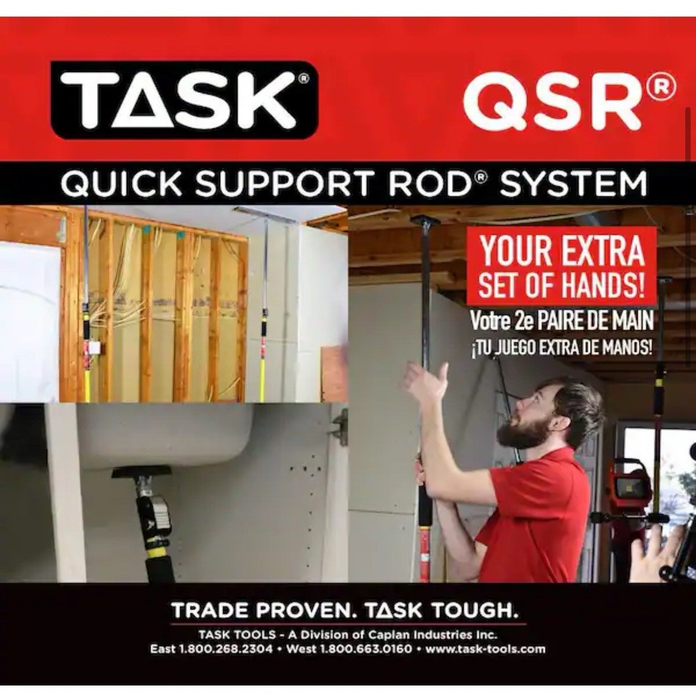 Task QSR zipper 2-pk, new, unopened, 3"X7'