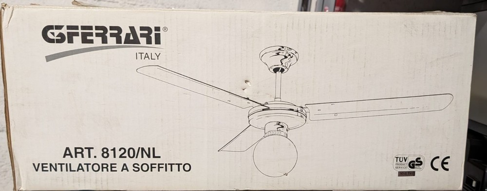 GS Ferrari Ceiling Fan New