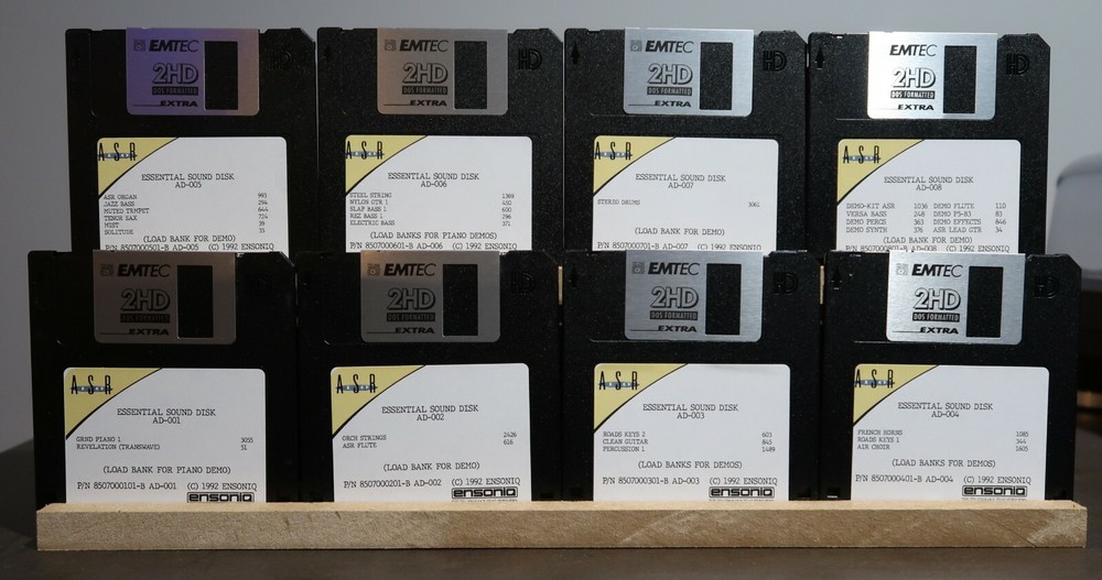 Custom ASR-10 Starter Kit Disk Set - OS 3.53 Boot Disk & Factory Library Set