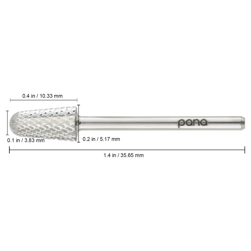 Professional Silver Safety Carbide Nail Drill Bit Medium Grit