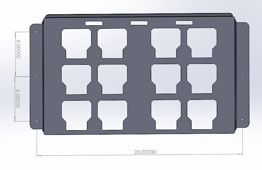 Milwaukee Packout Full Width Mounting Plate