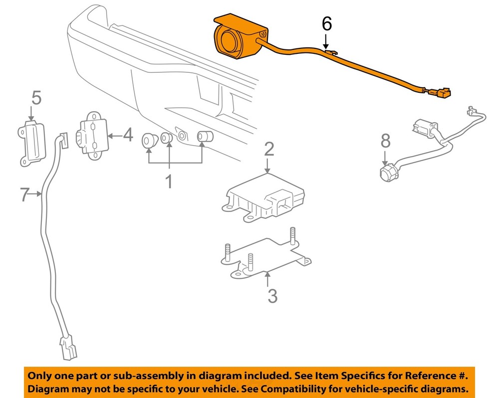 GM OEM 07-19 Escalade Electrical Electrical Components-Alarm 25824476