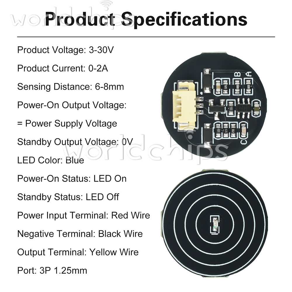 10PCS DC 3-30V Jog / Latch LED Light Switch Sensing Module with Touch Button