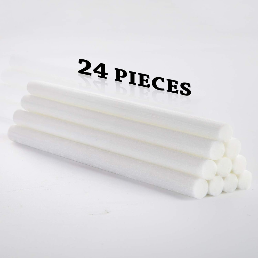 Pure Cotton 24 Pcs Humidifier Filter Sticks - Custom Length for Diffusers