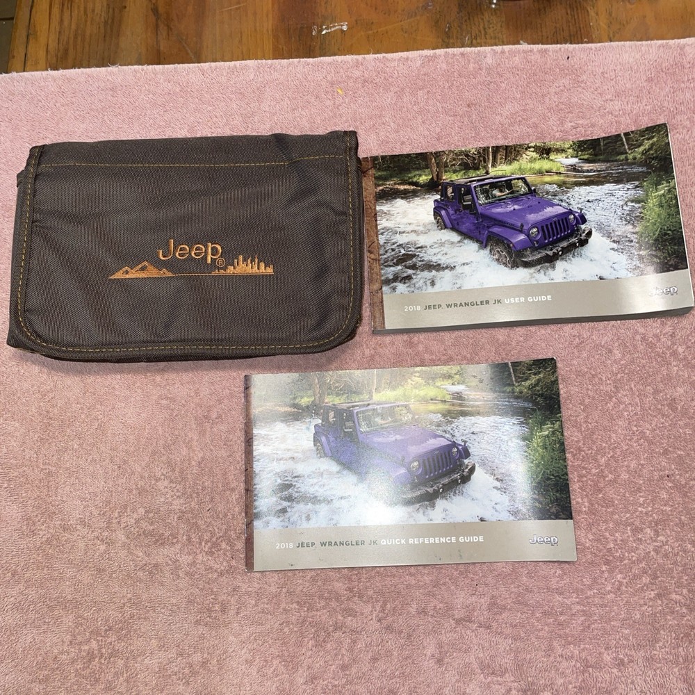 2018 Jeep Wrangler User Guide Canvas Pouch Quick Reference Guide