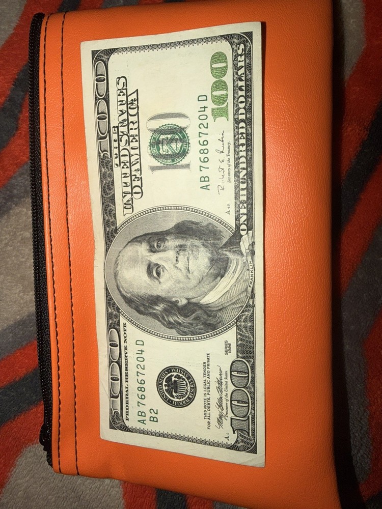 1996 $100 Dollar Bill Off-Center Misaligned Error