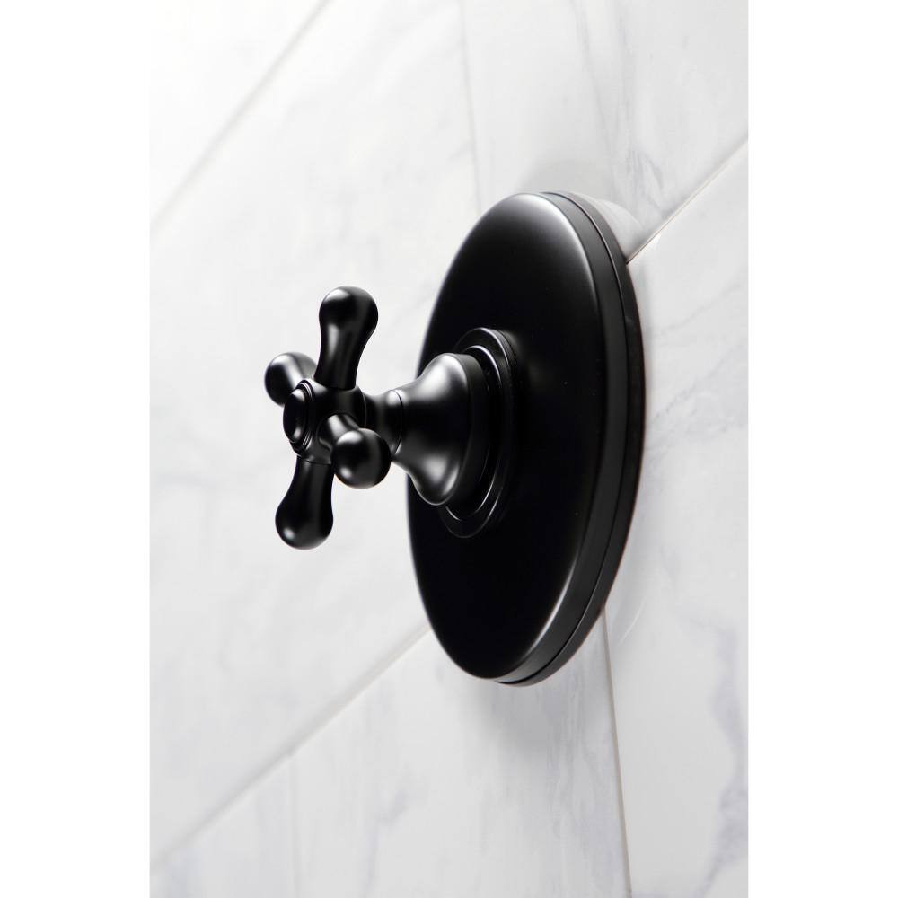 Vintage Single-Handle Volume Control in Matte Black