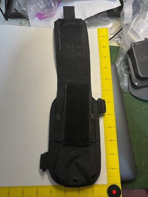 Unmarked Molle Pouch Canvas Black