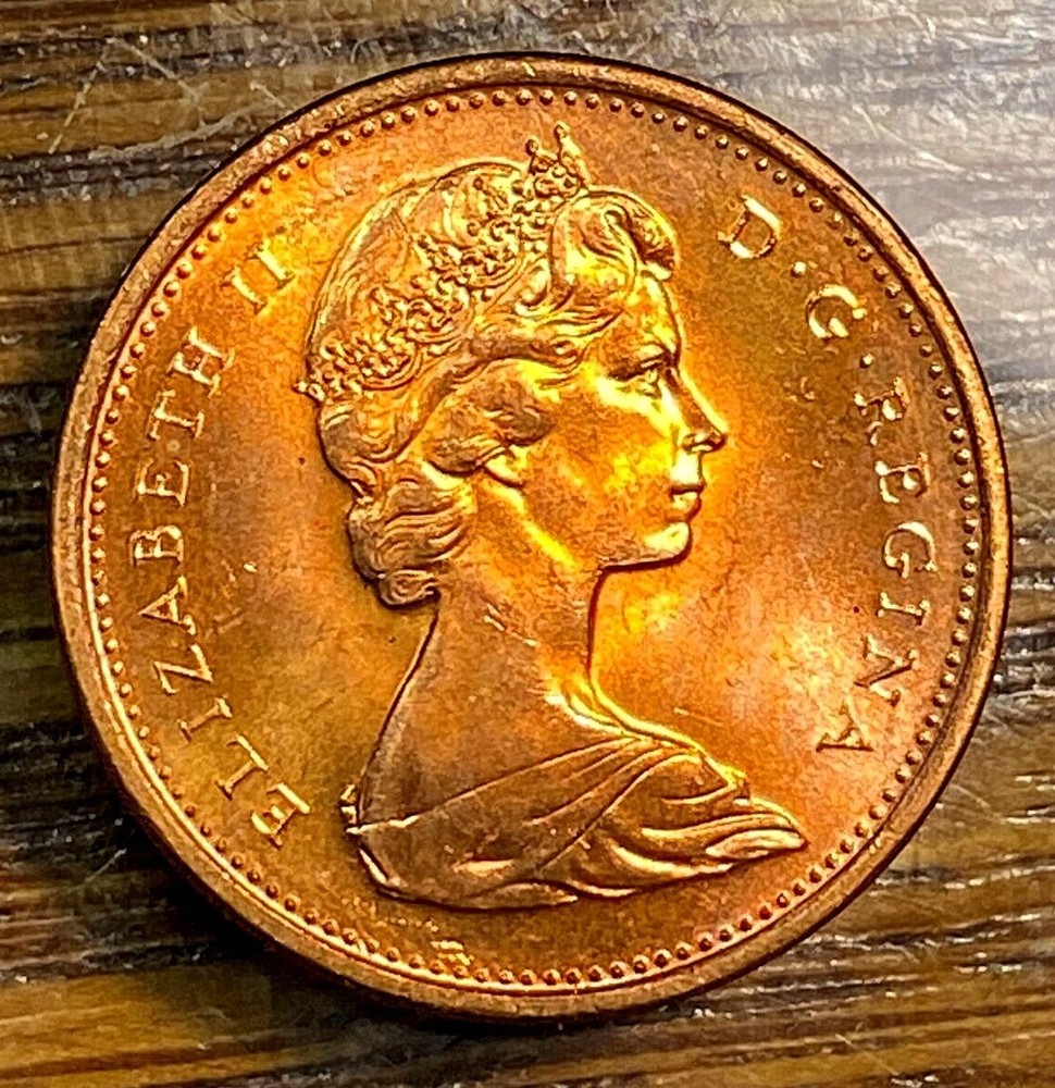 1967 Canada Cent Gem+ BU Red Blazer CHN