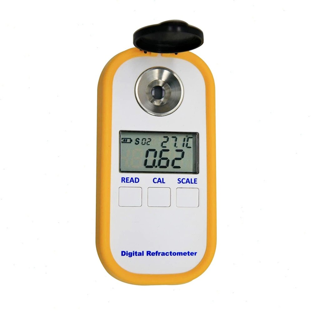 Digital Brix Meter  Honey Sugar Content Tester Refractometer with Accuracy ±0.5℃