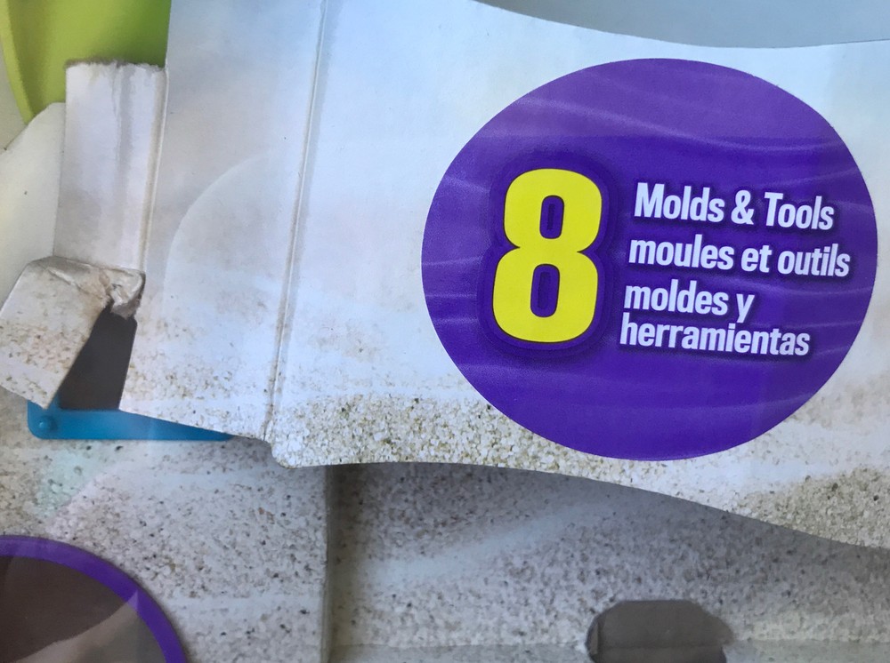 Huge Kinetic Sand Variety Pack - Sand Molds Tools