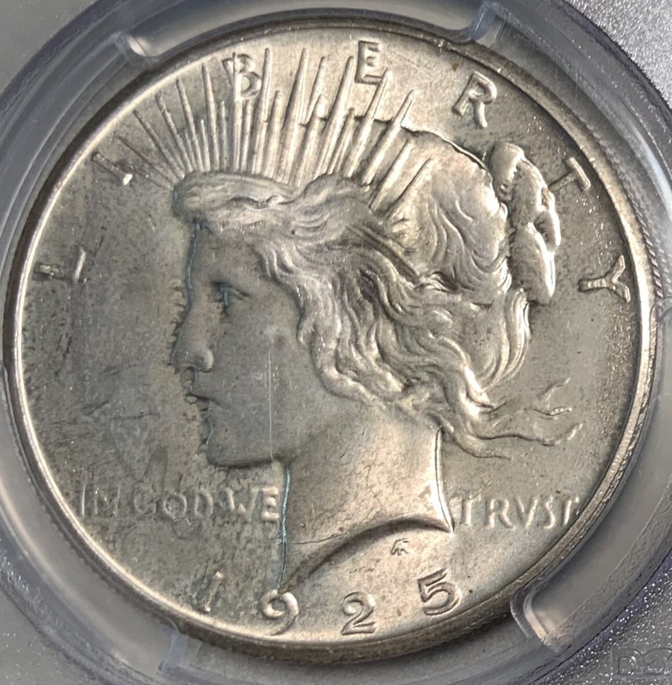 1925 Peace Silver Dollar PCGS MS66 From Original Roll