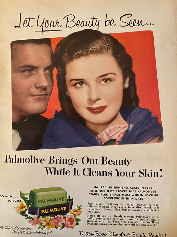 Palmolive Soap, Full Page Vintage Print Ad, aa