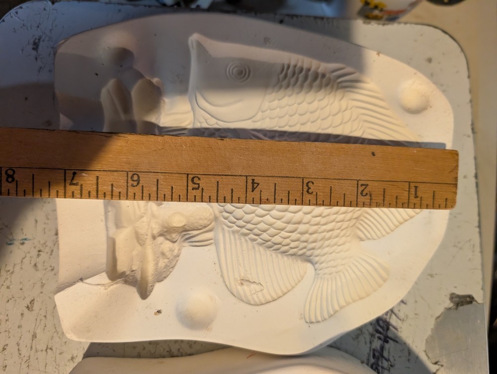 FISH Vintage Ceramic Slip Casting Mold