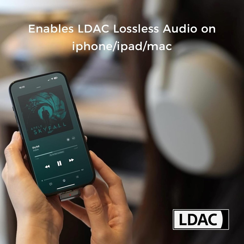Questyle QCC Dongle Pro LDAC lossless Bluetooth Adapter for iPhone USB C