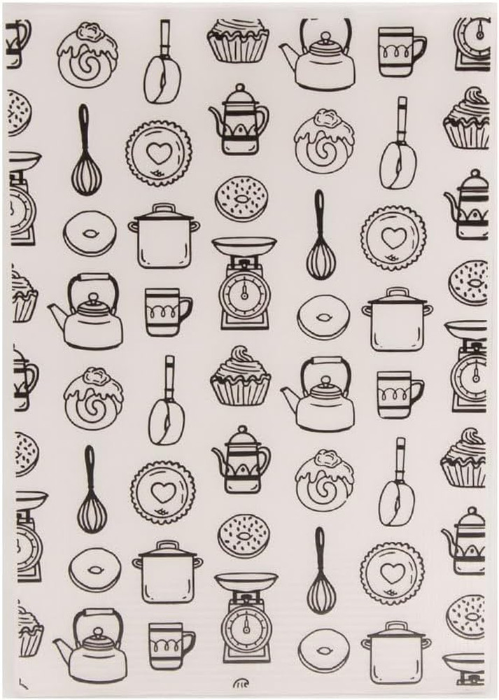 Baking Tools Background Texture 3D Plastic Embossing Folders for Card Making or