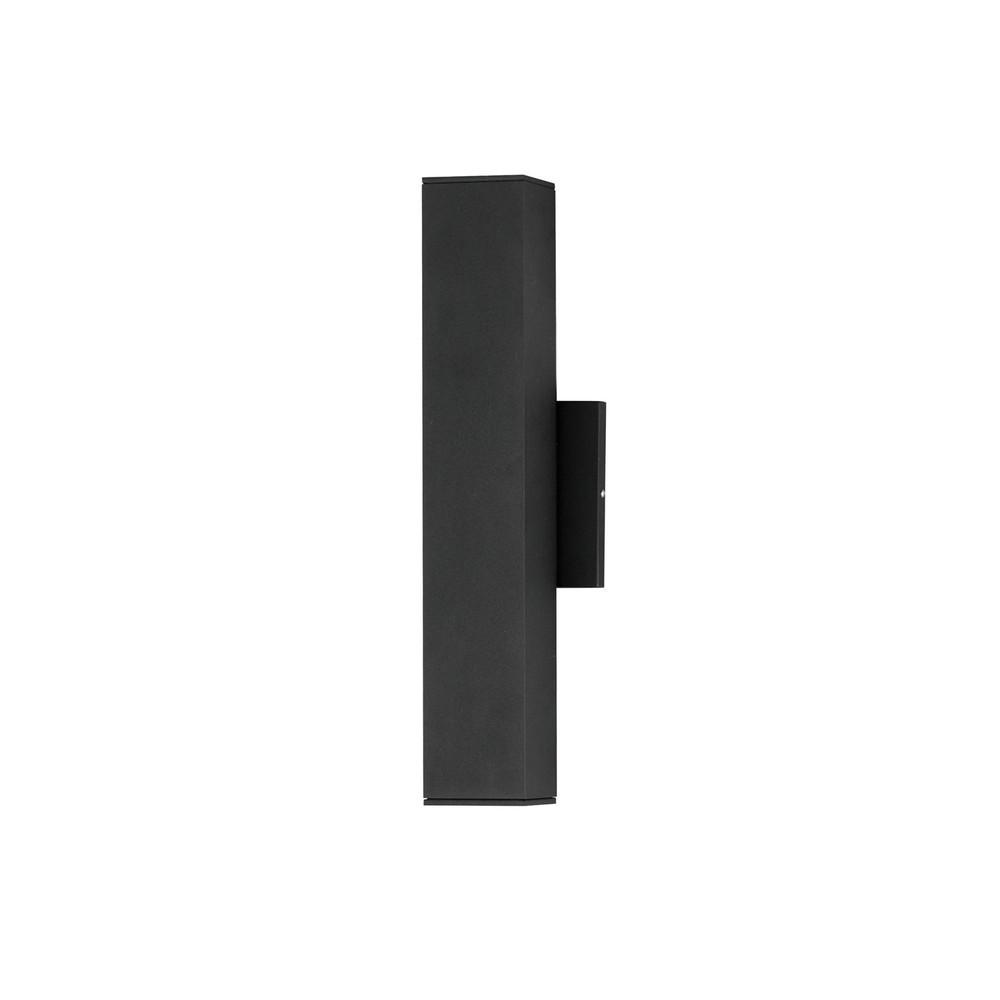 Black LED Outdoor Wall Sconce from the Culvert Collection