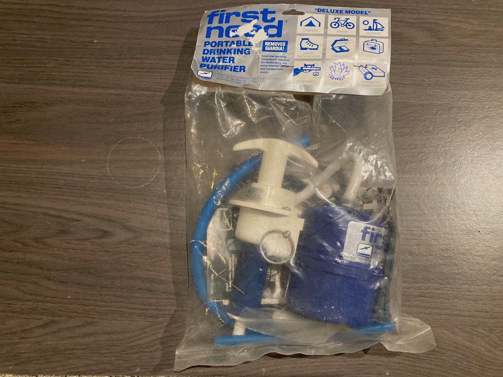 Vintage First Need Portable Drinking Water Purifier Deluxe