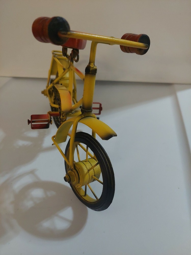 Small Yellow BICYCLE Home Table Decor