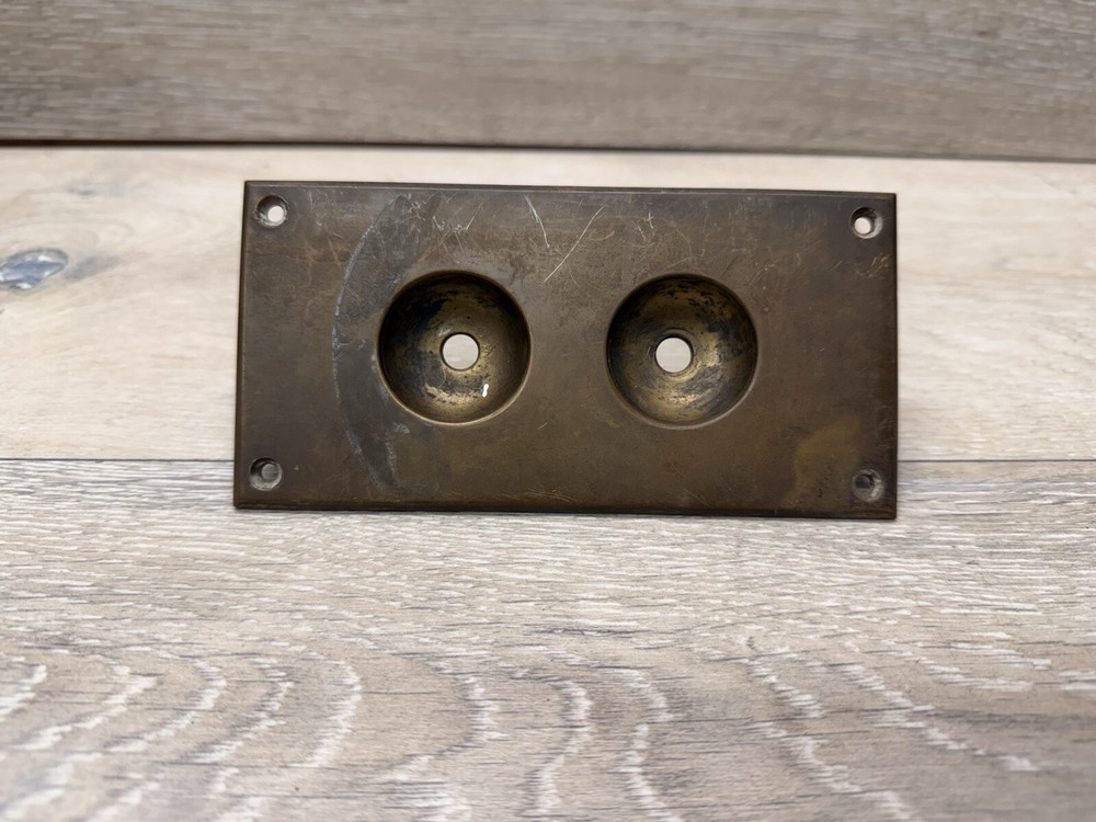 Antique Rotary Switch Plate - Heavy Solid Bronze Cover Light SWITCH PLATE