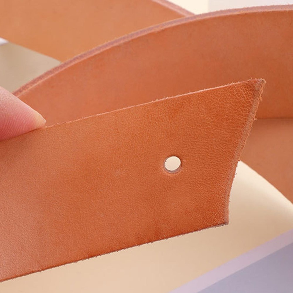 PU Leather Strap Leather Strip Multipurpose Soft Thick Flat Leather Straps for