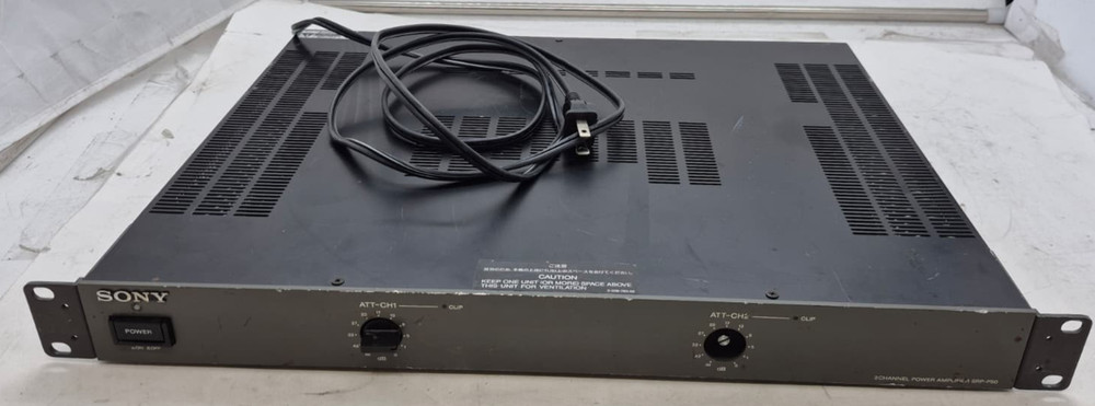 SONY SRP-P50 POWER AMPLIFIER - Missing Volume Knob