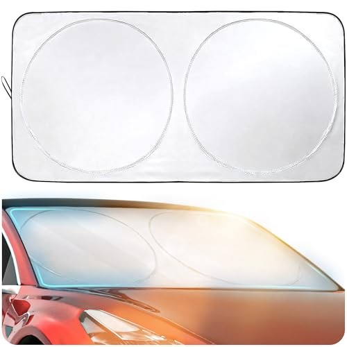 Car Sun Shade for Windshield, Reflective Windshield Medium (62" x 30")