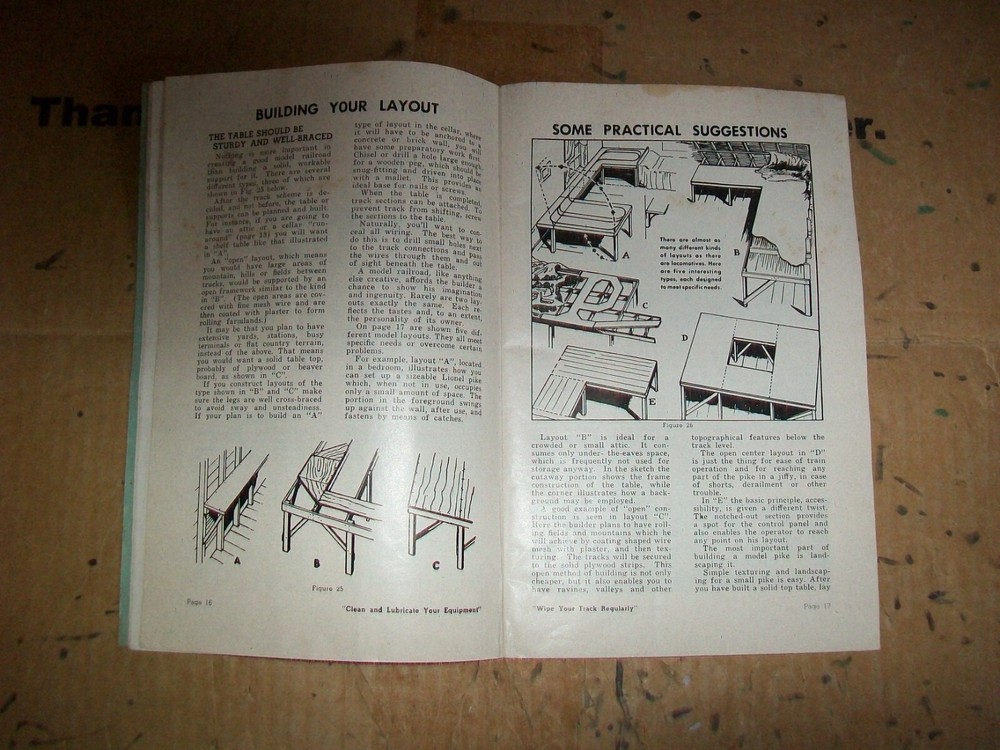 Vintage 1949 Instructions For Assembling & Operating Lionel Trains Booklet
