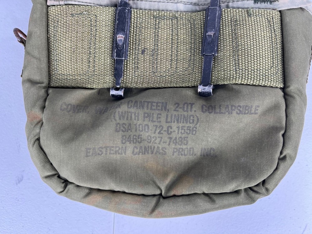 Late Vietnam War 2 Quart Canteen (1972 Dated) Complete