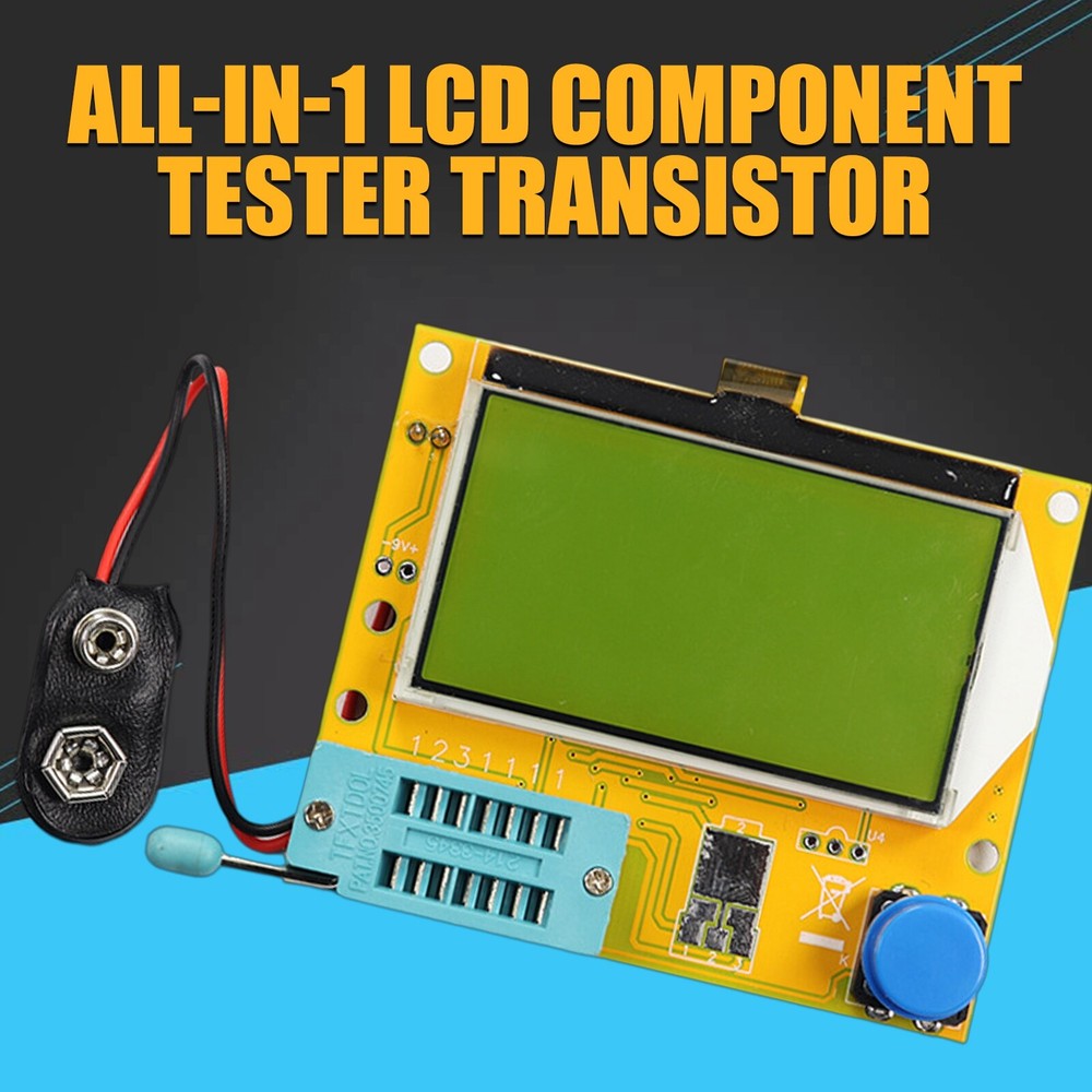 All-in-1 Component Tester Transistor Diode Capacitor Resistor Inductor LCD Meter