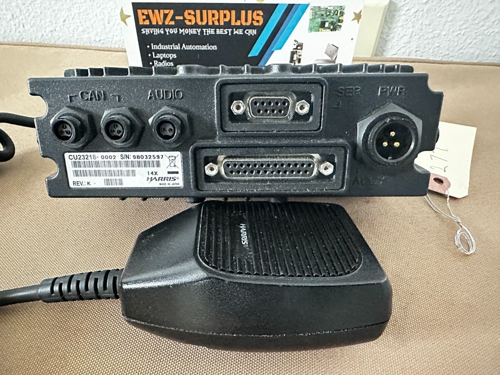 NICE HARRIS CU232180002 REMOTE CONTROL HEAD Model CH-721 + MICROPHONE TESTED