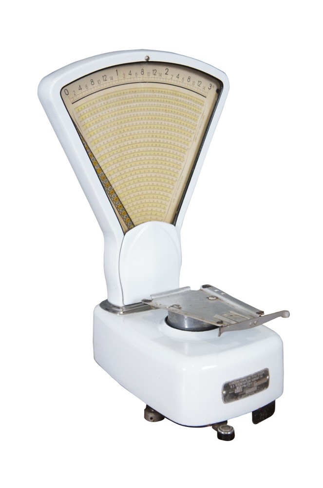 Belgian Berkel Broadweigh No 405 Standard Computing 3lb Weight Scale 21"