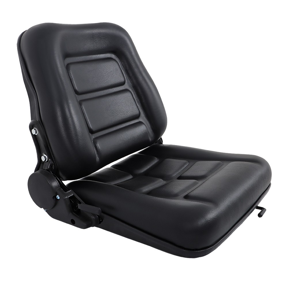 LABLT Forklift Universial Fold Down Seat With Adjustable Angle Back And Slide