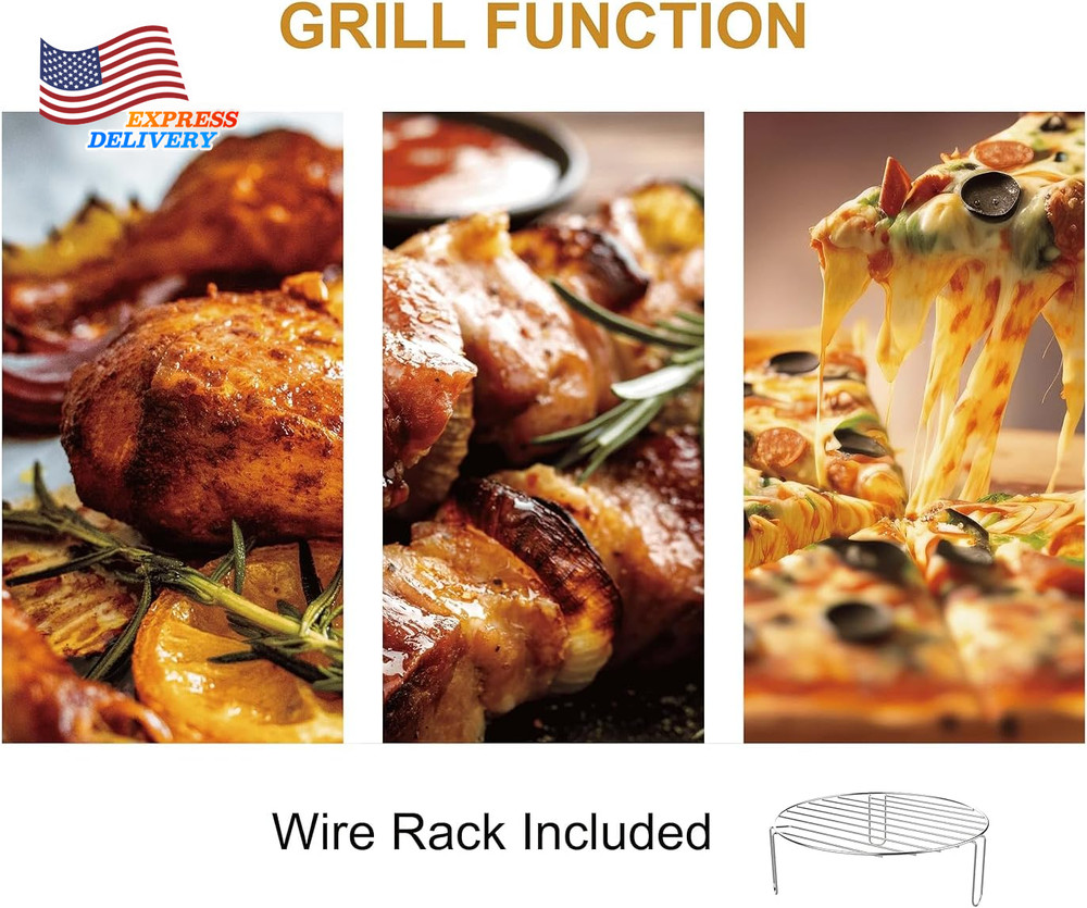 MWG9115SB Microwave with Built-In Grill Function 1100W LED Timer Display