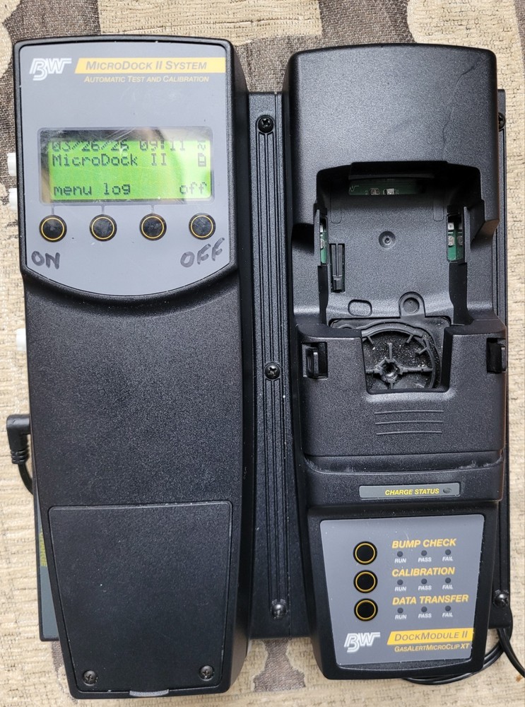 BW MicroDock II System & DockModule II GasAlertMicroClip XT Test & Calibration