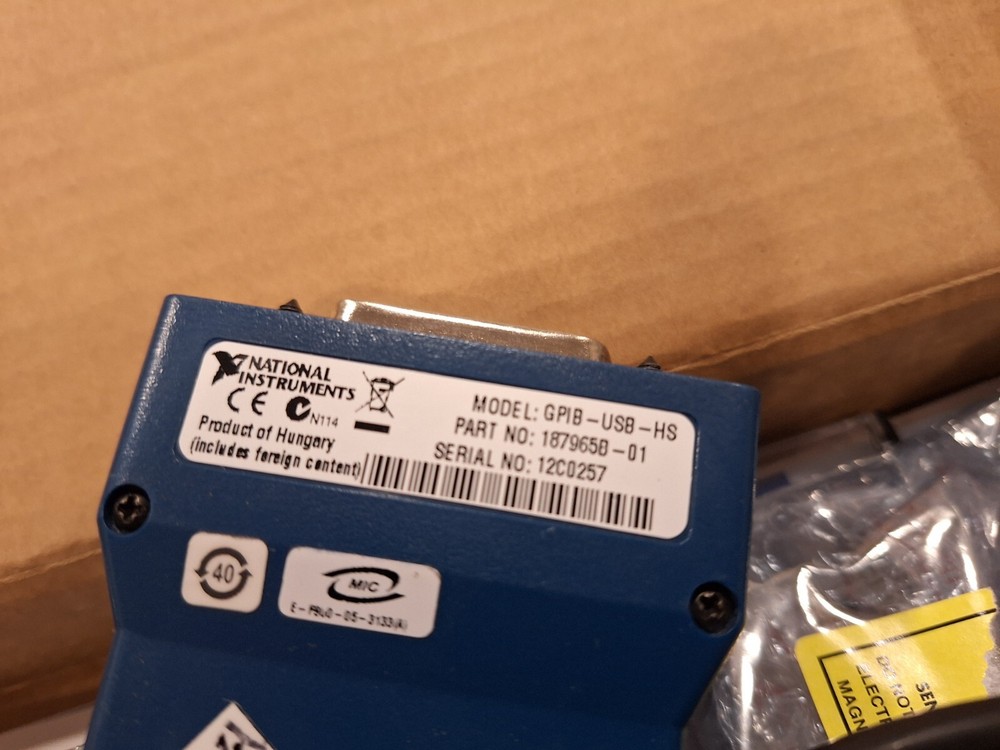 National Instruments GPIB-USB-HS Interface Adapter Controller